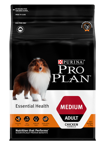 Proplan Dog Adult Medium Breed Essential Health 2.5kg