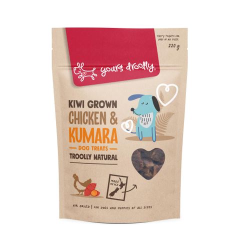YD NZ Chicken & Kumara Dog Treats 220g