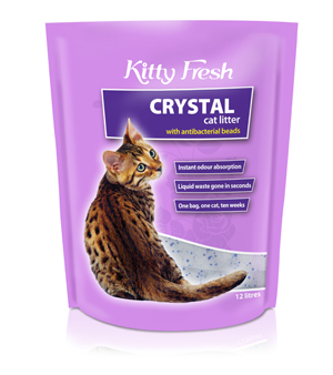 Kitty Fresh Litter Crystal Cat Litter 12lt