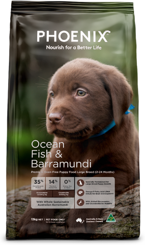 Phoenix Puppy Large Breed Ocean Fish 13kg