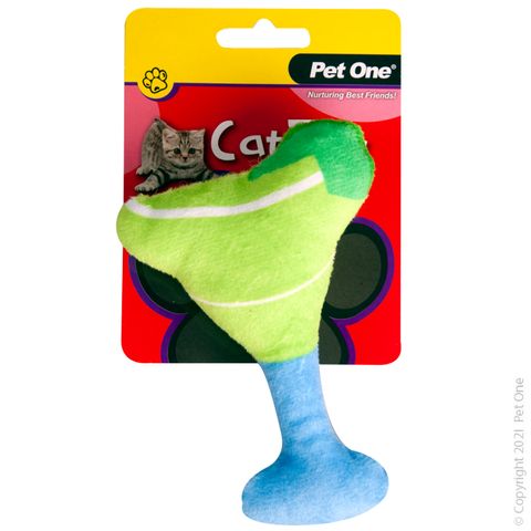 Pet One Cat Toy Meowtini Green 13.5cm