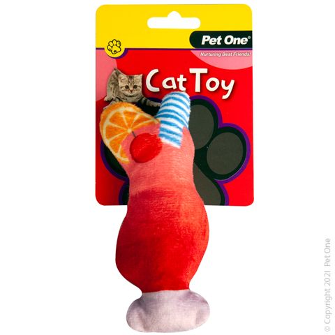 Pet One Cat Toy Meowjito Red 14cm