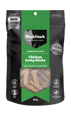 Black Hawk Dog Treat Chicken Jerky Sticks 100g
