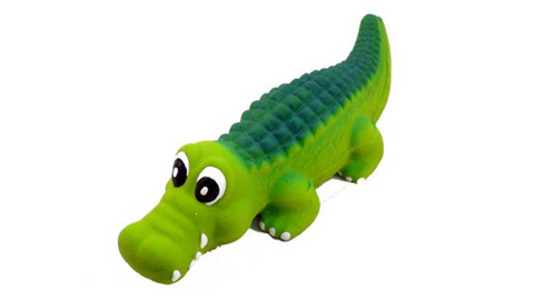 Latex Squeaky Crocodile 35cm Large