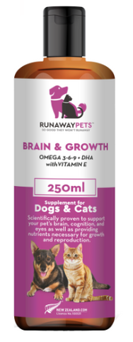 Runaway Pets Brain & Growth Oil 250ml