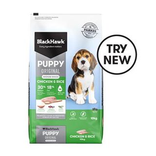 Black Hawk Puppy Medium Breed Chicken & Rice 10kg