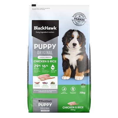 Black Hawk Dog Puppy Large Breed Chicken & Rice 20kg