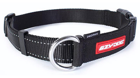 Ezy Dog Collar Checkmate Black