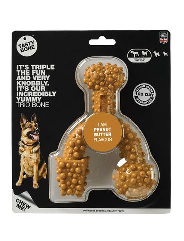 Tasty Bone Nylon Trio - Peanut Butter Lge