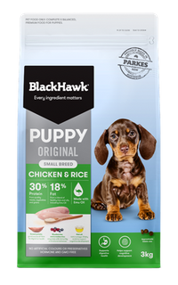 Black Hawk Dog Puppy Small Breed Chicken & Rice 3kg