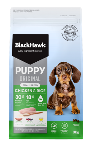Black Hawk Dog Puppy Small Breed Chicken & Rice 3kg