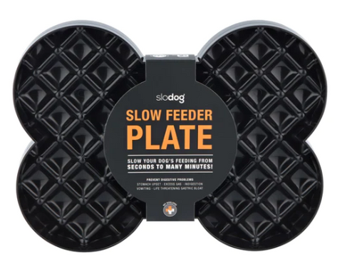 LickiMat SloDog Slow Feeder Plate - Black