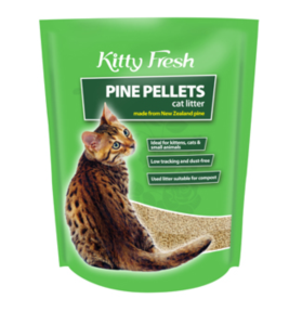 Kitty Fresh Litter Pine Pellets 10L