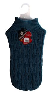 Pet One Komfyknit Dog Jumper - Dark Teal 45cm