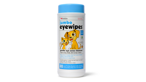 Petkin Jumbo Eye Wipes 80pk