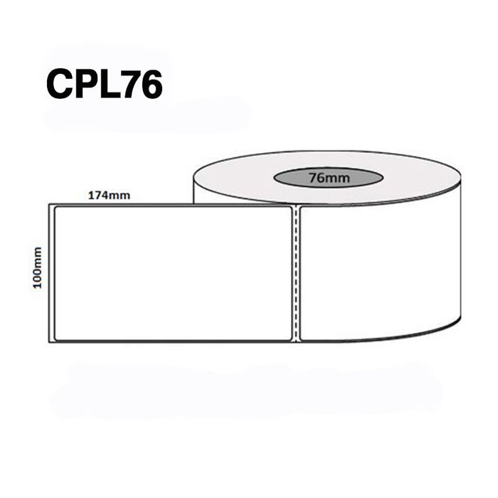 CPL76 100 X 174MM 76MM CORE 750/ROLL