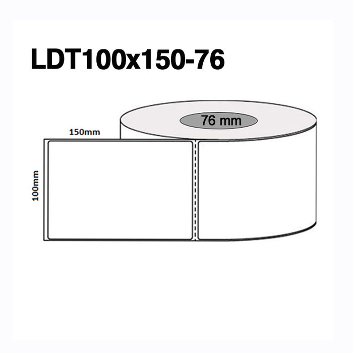 LDT76 100 X 150MM 76MM CORE 1000/ROLL