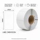LDT76 100 X 150MM 76MM CORE 1000/ROLL