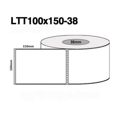 LTT38 100 X 150MM 38MM CORE 400/ROLL