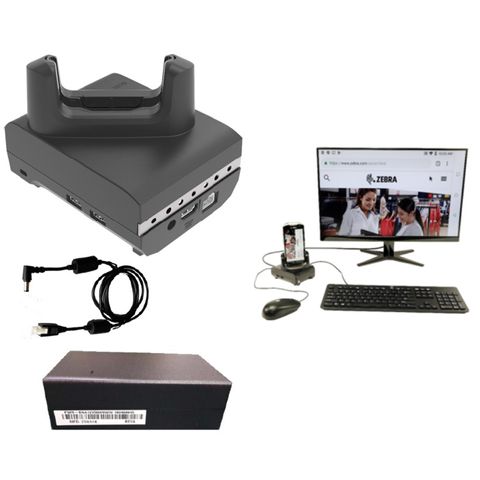 ZEBRA EC5X WORKSTATION CHARGE DOCK WITH COMMS & HDMI