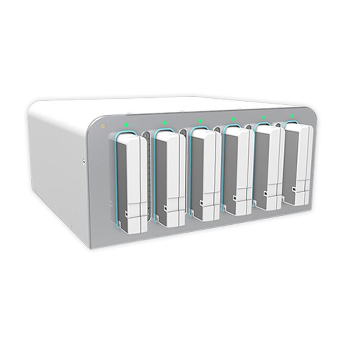 IMAGE POCM 6-BAY BATTERY CHARGER