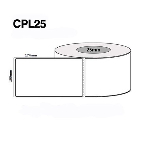 CPL25 100 X 174MM 25MM CORE 400/ROLL