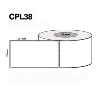 CPL38 100 X 174MM 38MM CORE 330/ROLL