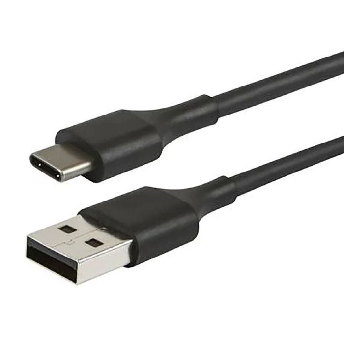 USB C-A CABLE 2M BLACK