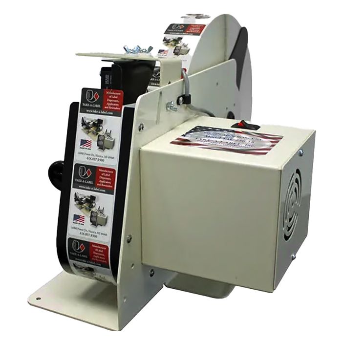 TAKE-A-LABEL TAL-250 LABEL DISPENSER + PHOTOEYE + CNTR