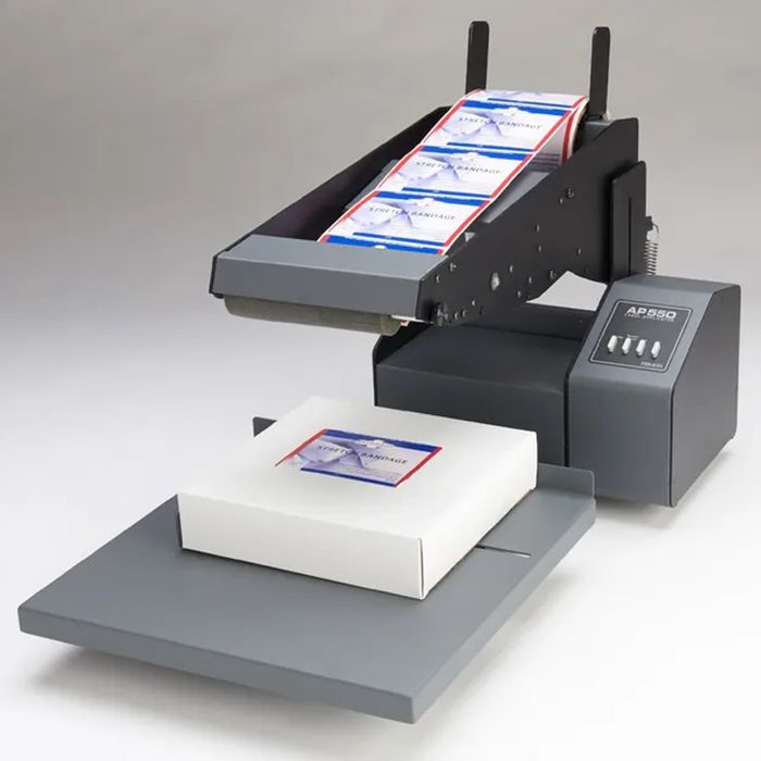 PRIMERA AP550 SEMI-AUTO FLAT-SURFACE LABEL APPLICATOR