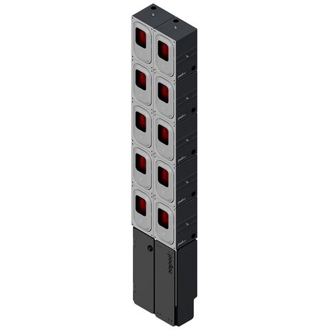 10 PODLOC BASE SUPPORTS 2 X VERTICAL 5 BAYS LOCKABLE DOORS