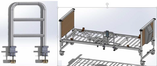 Clamp On Bedrail For BH-989 Bed