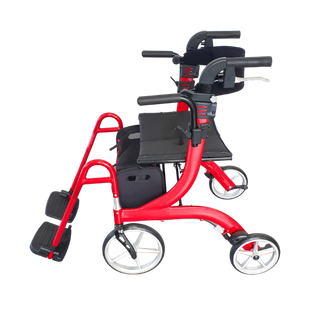 AL-208S-063 Ellipse Lite 2 way Rollator Red