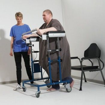 Folding Walking Frame with Wheels & Skis - Coastcare Medical