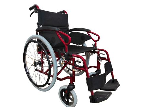 Peak Neptune Self-Propelled Wheelchair 18x16 - Red