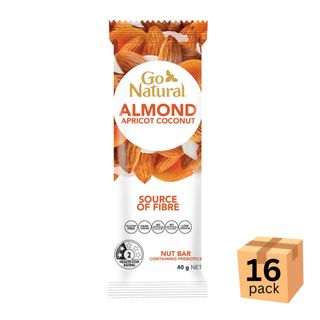 [] Go Natural Snack Bar Almond Apricot Coconut 40g 16 Pack (Refrigerated)