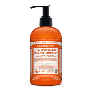 Dr Bronners 4 In 1 Sugar Tea Tree Pump Soap - 355ml