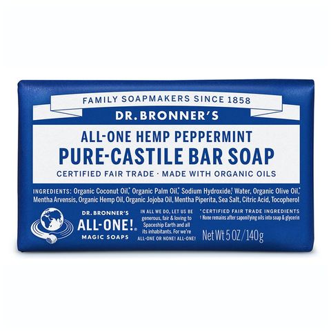 Dr Bronners Peppermint Castile Bar Soap 140g