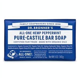 Dr Bronners Peppermint Castile Bar Soap 140g