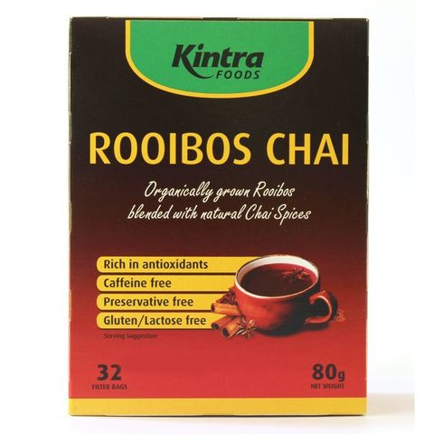 Kintra Rooibos Chai Tea - 32 Tea Bags 90g