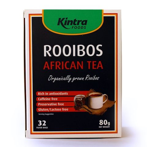 Kintra Rooibos African Tea - 32 Tea Bags 80g