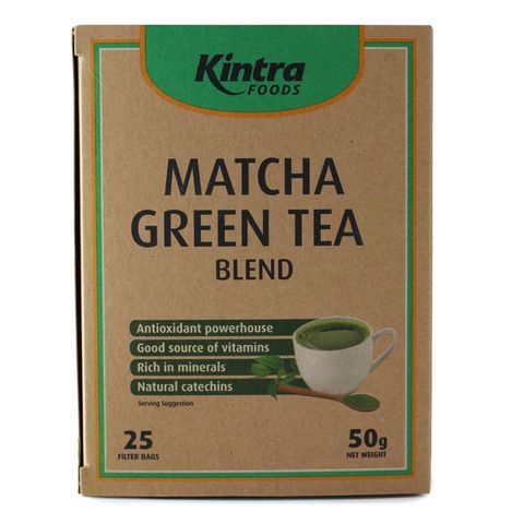 Kintra Matcha Green Tea- 25 Tea Bags 50g