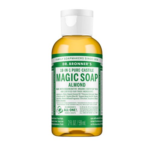 Dr Bronners Almond 18-in-1 Pure-Castile Magic Soap 59ml