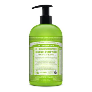 Dr Bronners 4 In 1 Sugar Lemongrass Lime Pump Soap - 710ml