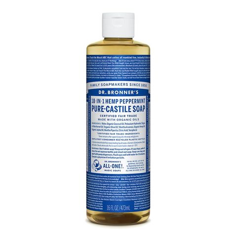 Dr Bronners Peppermint Castile Liquid Soap 473ml