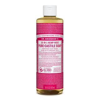 Dr Bronners Rose Oil Castile Liquid Soap 473ml