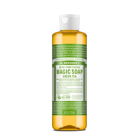 Dr Bronners Green Tea 18-in-1 Pure-Castile Magic Soap 237ml