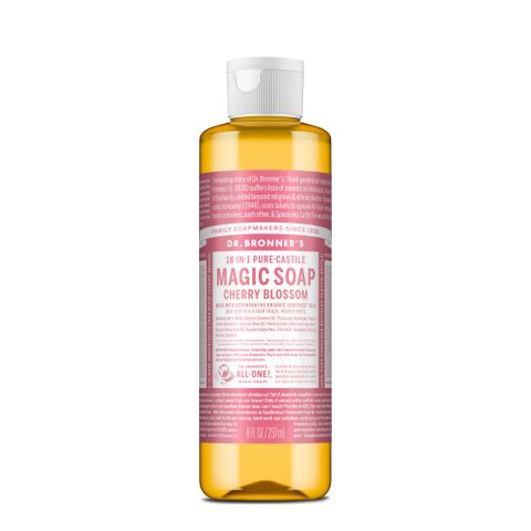 Dr Bronners Cherry Blossom 18-in-1 Pure-Castile Magic Soap 237ml