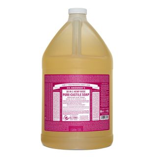 Dr Bronners Rose Oil Castile Liquid Soap 3.78L