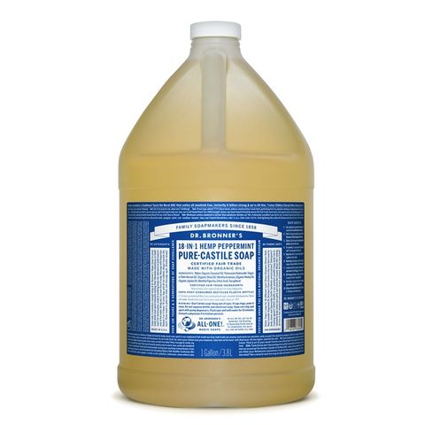 Dr Bronners Peppermint Castile Liquid Soap 3.78L